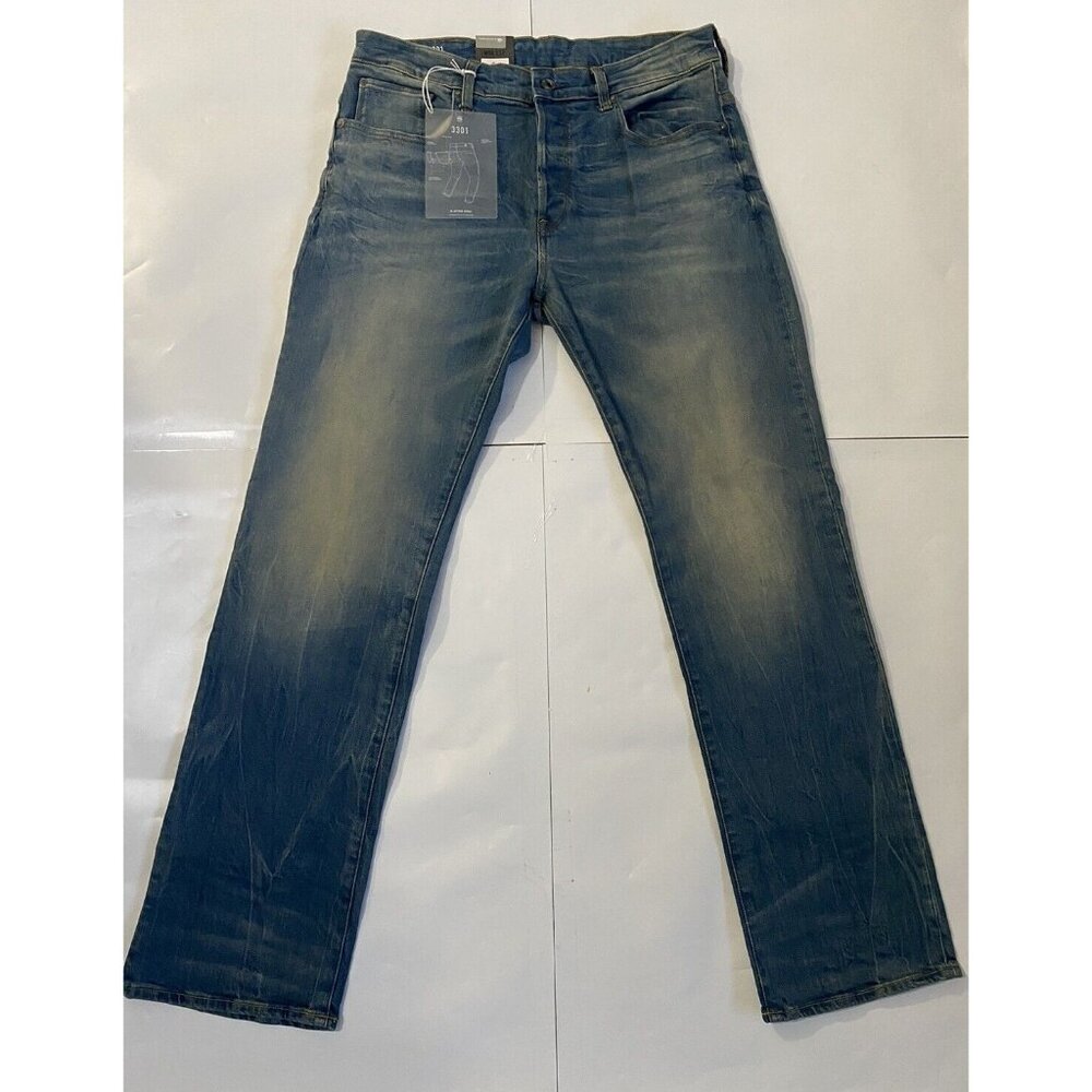 G-STAR RAW 3301‎ LOOSE Jeans - W34 L32 - Blue - New Men’s